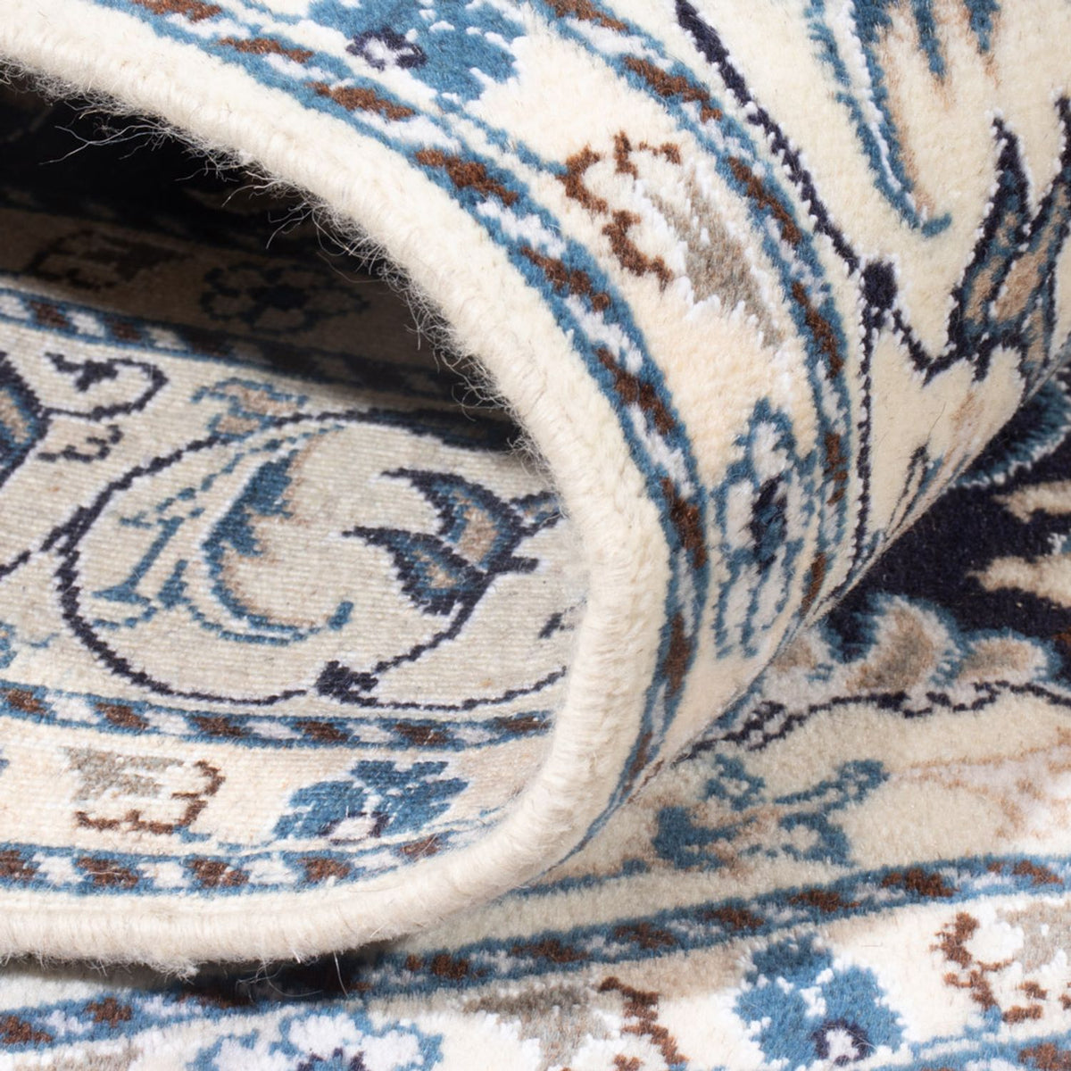 Tappeto Persero - Nain - Reale - 203 x 144 cm - blu