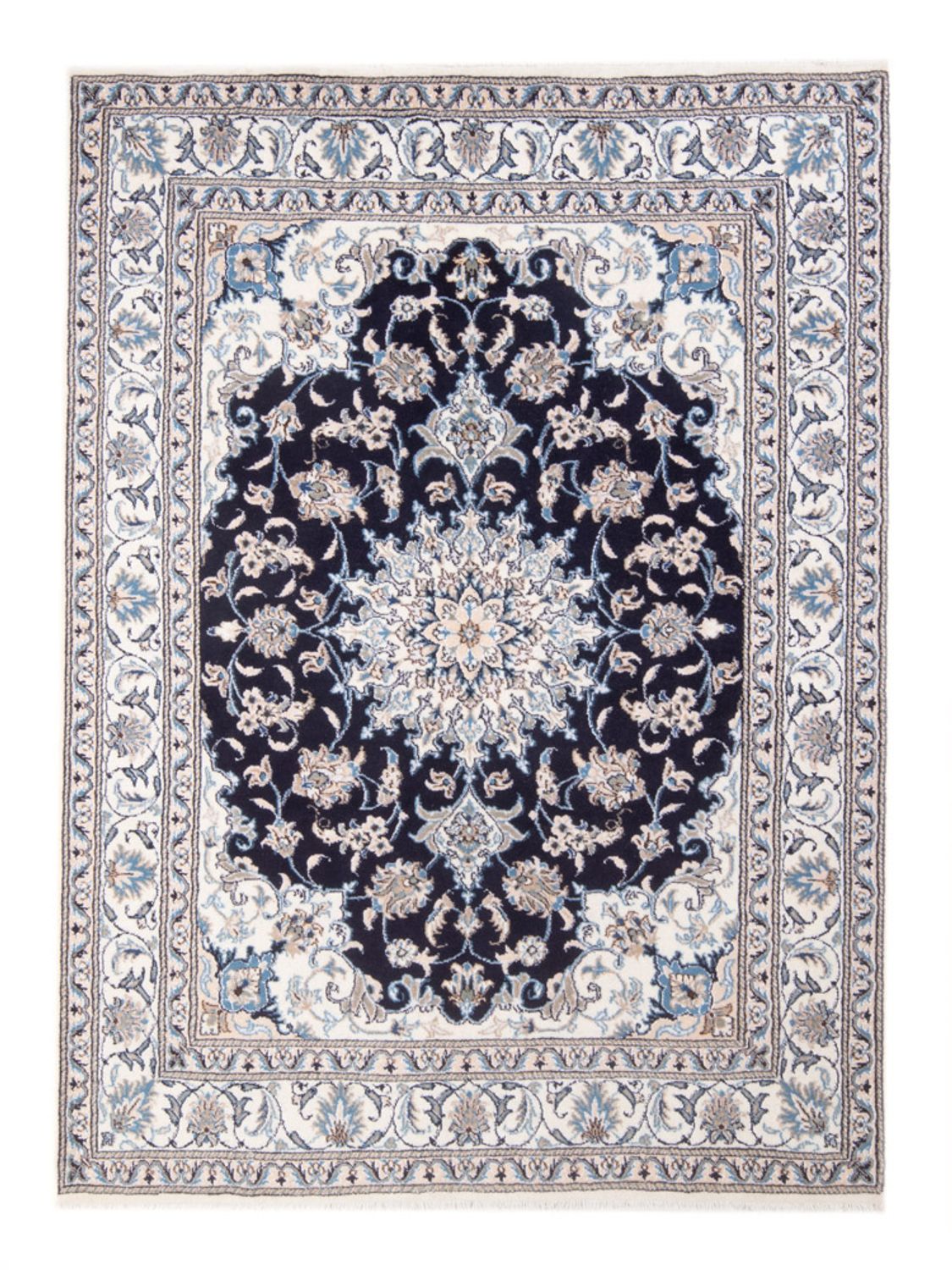 Tappeto Persero - Nain - Reale - 205 x 150 cm - blu scuro