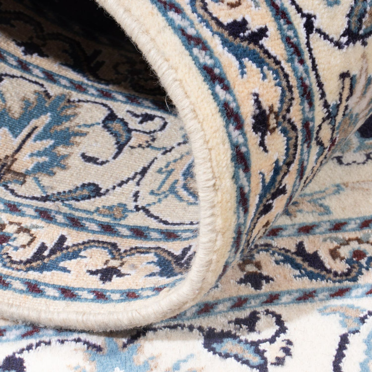 Tappeto Persero - Nain - Reale - 193 x 148 cm - blu scuro