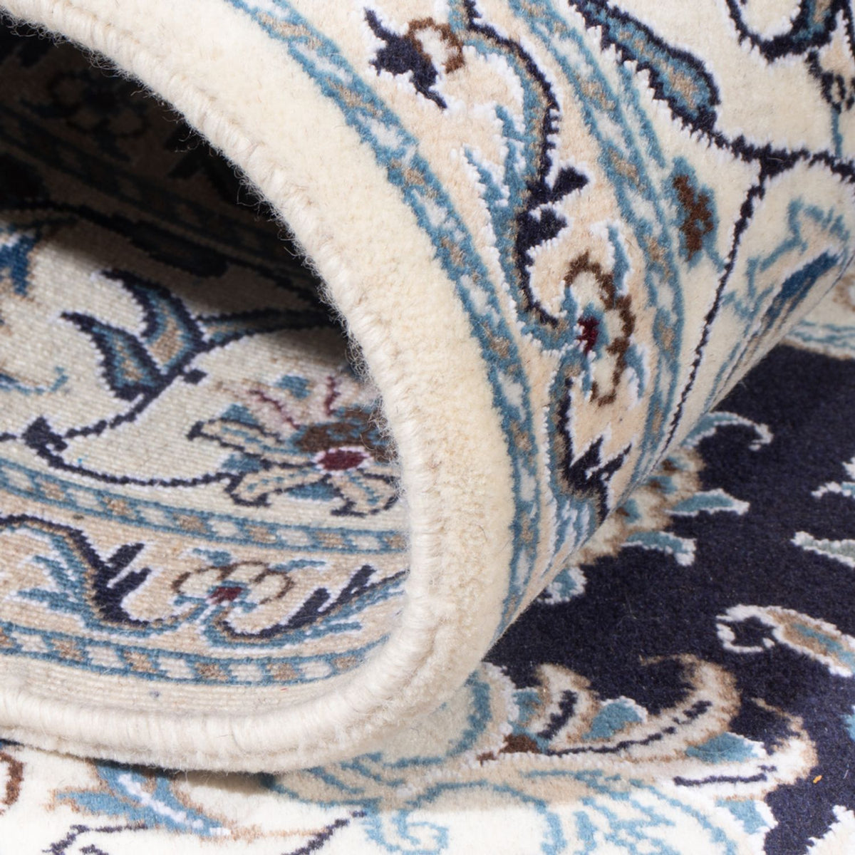 Tappeto Persero - Nain - Reale - 213 x 150 cm - blu scuro