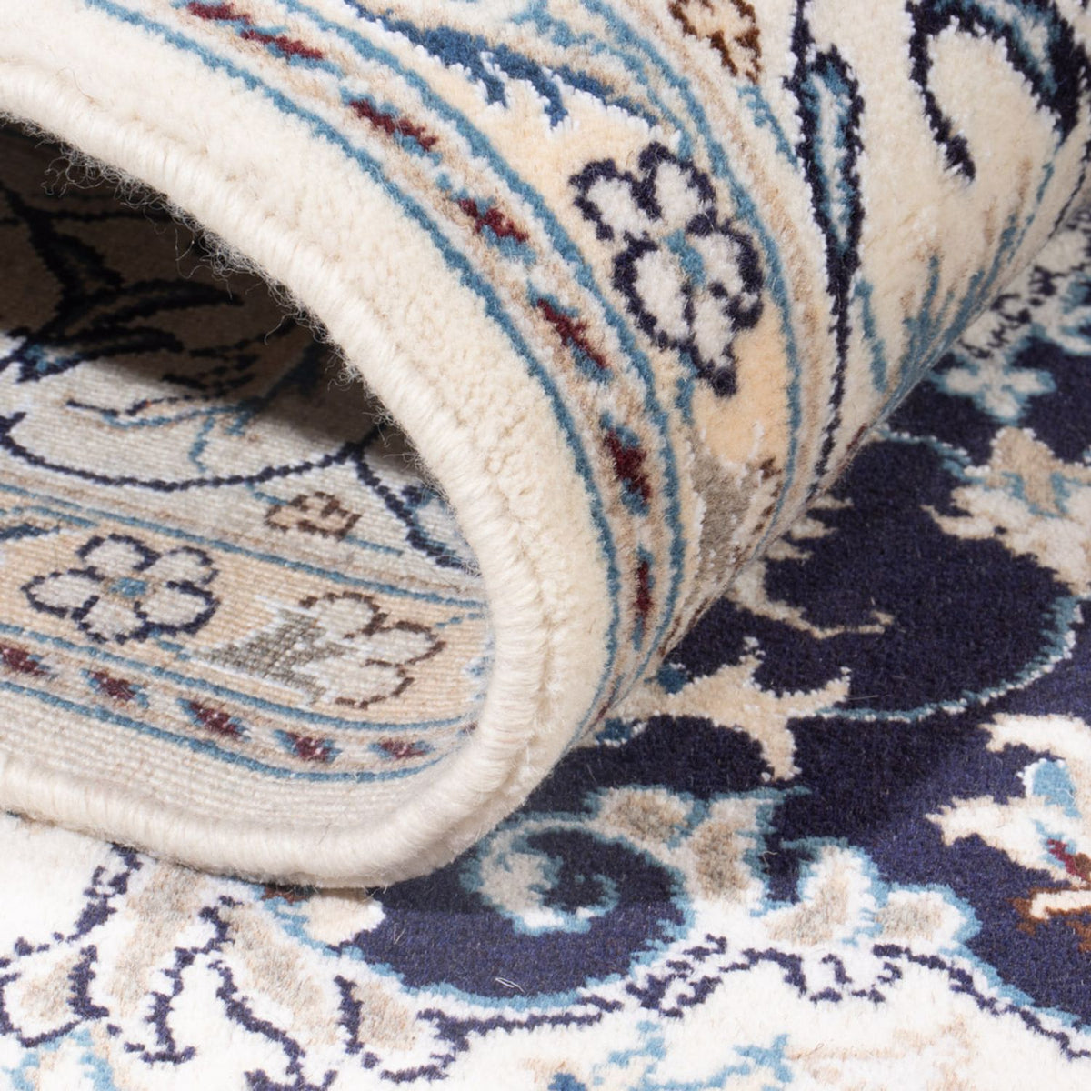 Tappeto Persero - Nain - Reale - 200 x 145 cm - blu scuro
