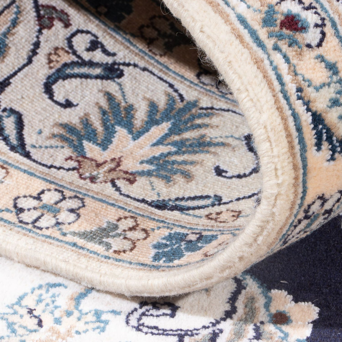 Tappeto Persero - Nain - Reale - 194 x 145 cm - blu scuro