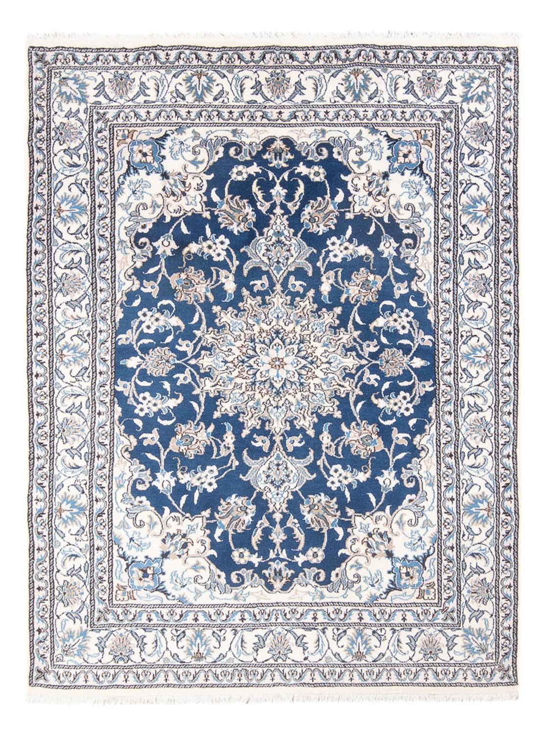 Tappeto Persero - Nain - Reale - 207 x 151 cm - blu