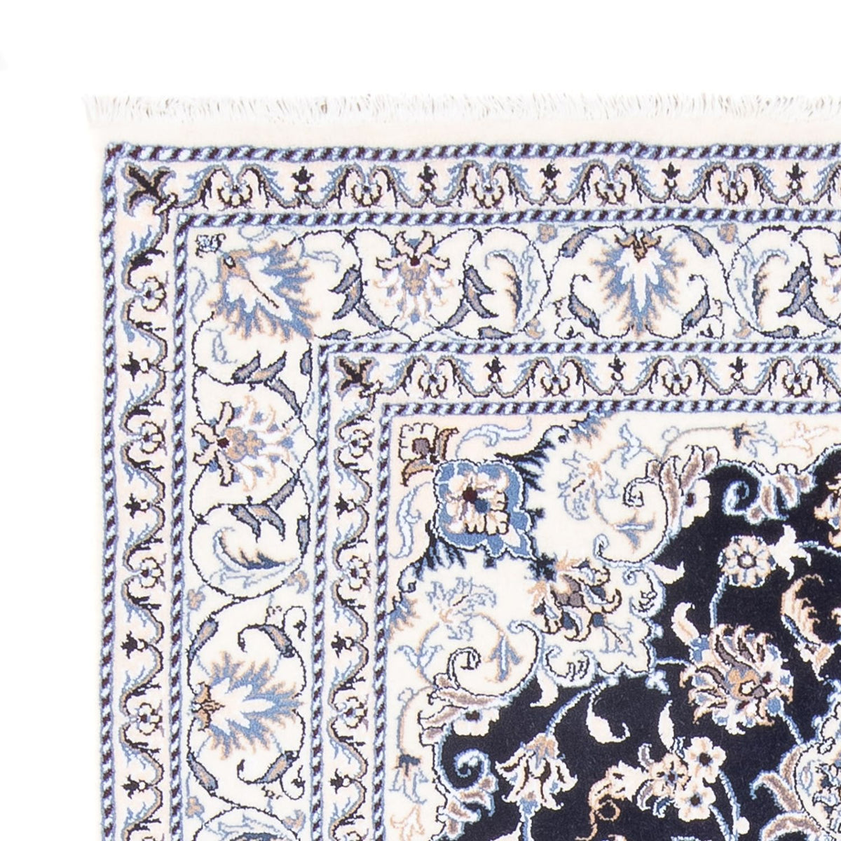 Tappeto Persero - Nain - Reale - 207 x 145 cm - blu scuro