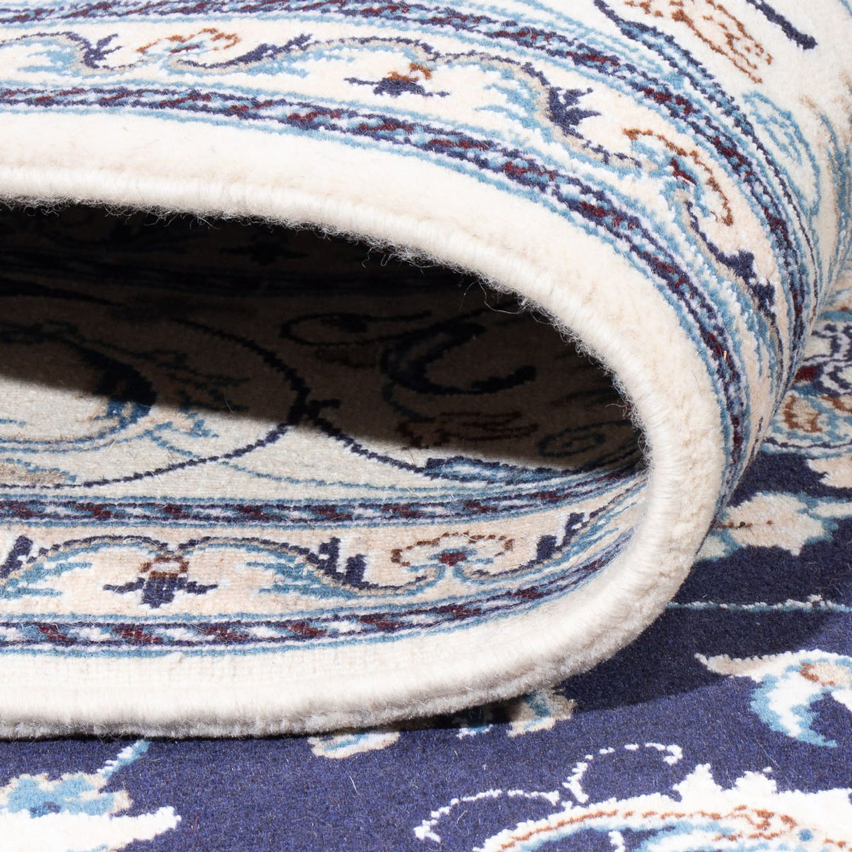 Tappeto Persero - Nain - 293 x 201 cm - blu scuro