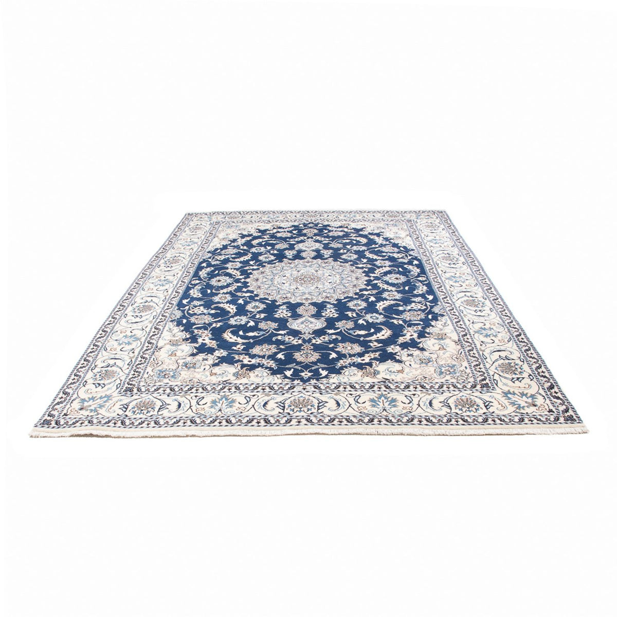 Tappeto Persero - Nain - 287 x 192 cm - blu