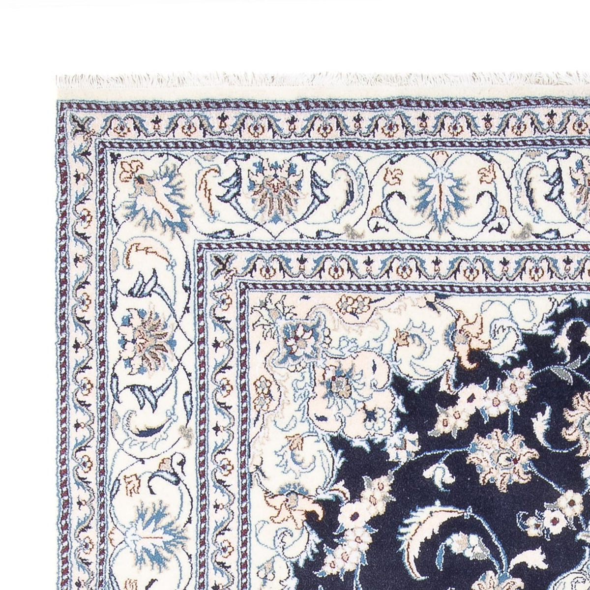 Tappeto Persero - Nain - 302 x 194 cm - blu scuro