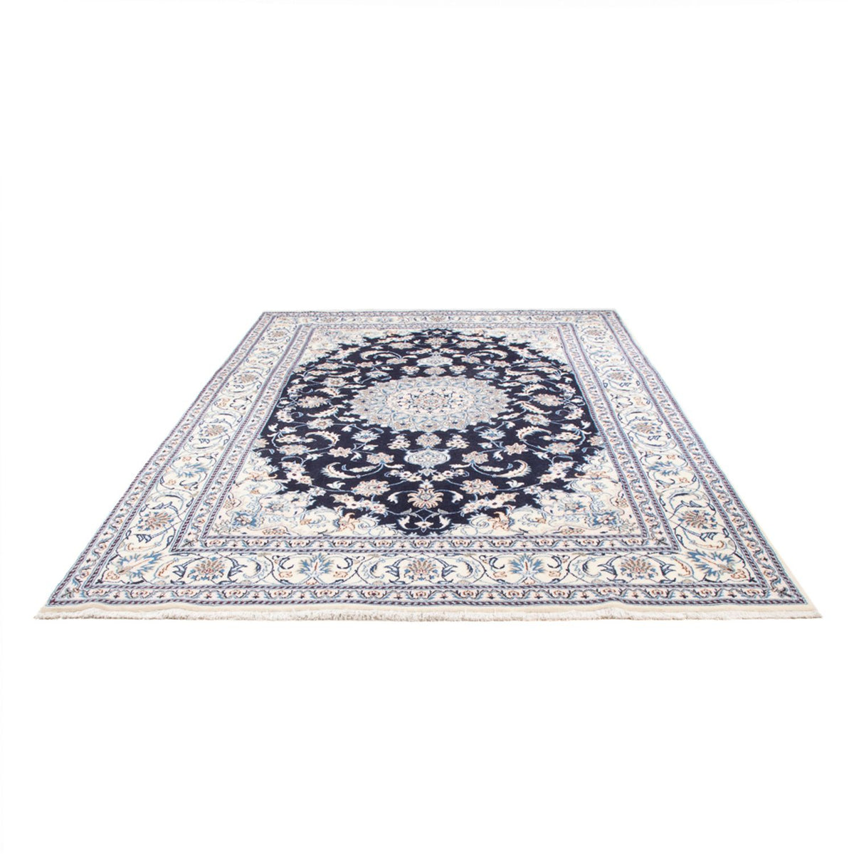 Tappeto Persero - Nain - 302 x 194 cm - blu scuro