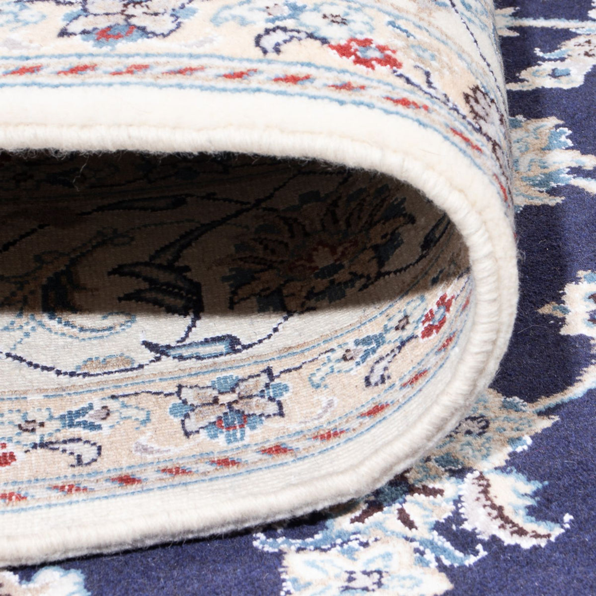 Tappeto Persero - Nain - 293 x 197 cm - blu scuro