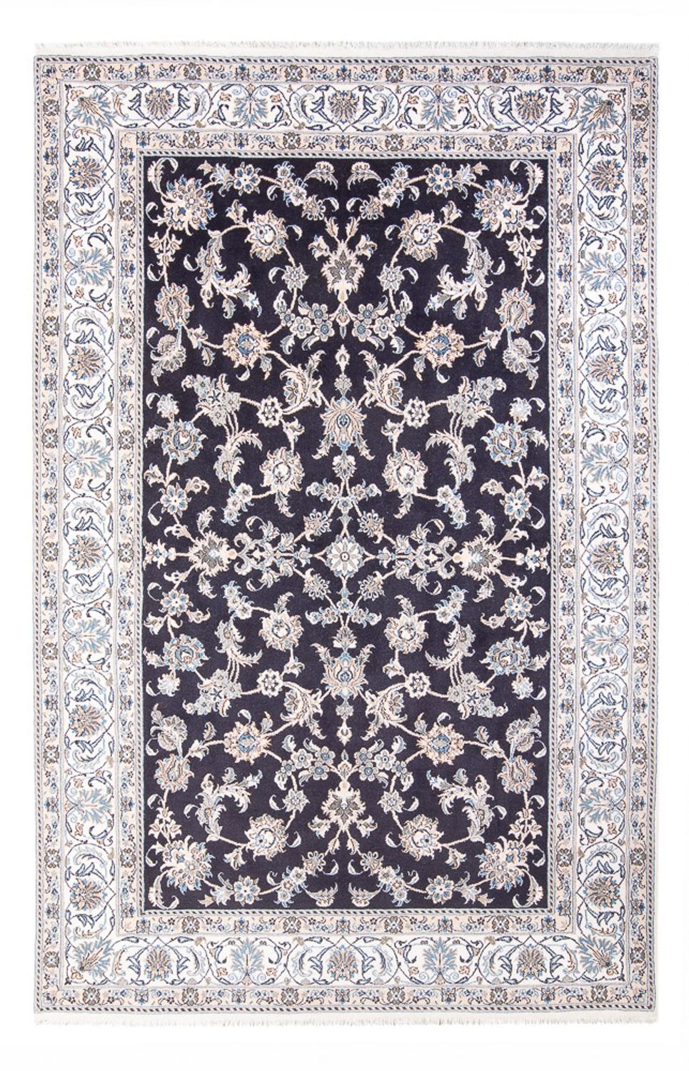 Tappeto Persero - Nain - 304 x 193 cm - blu scuro
