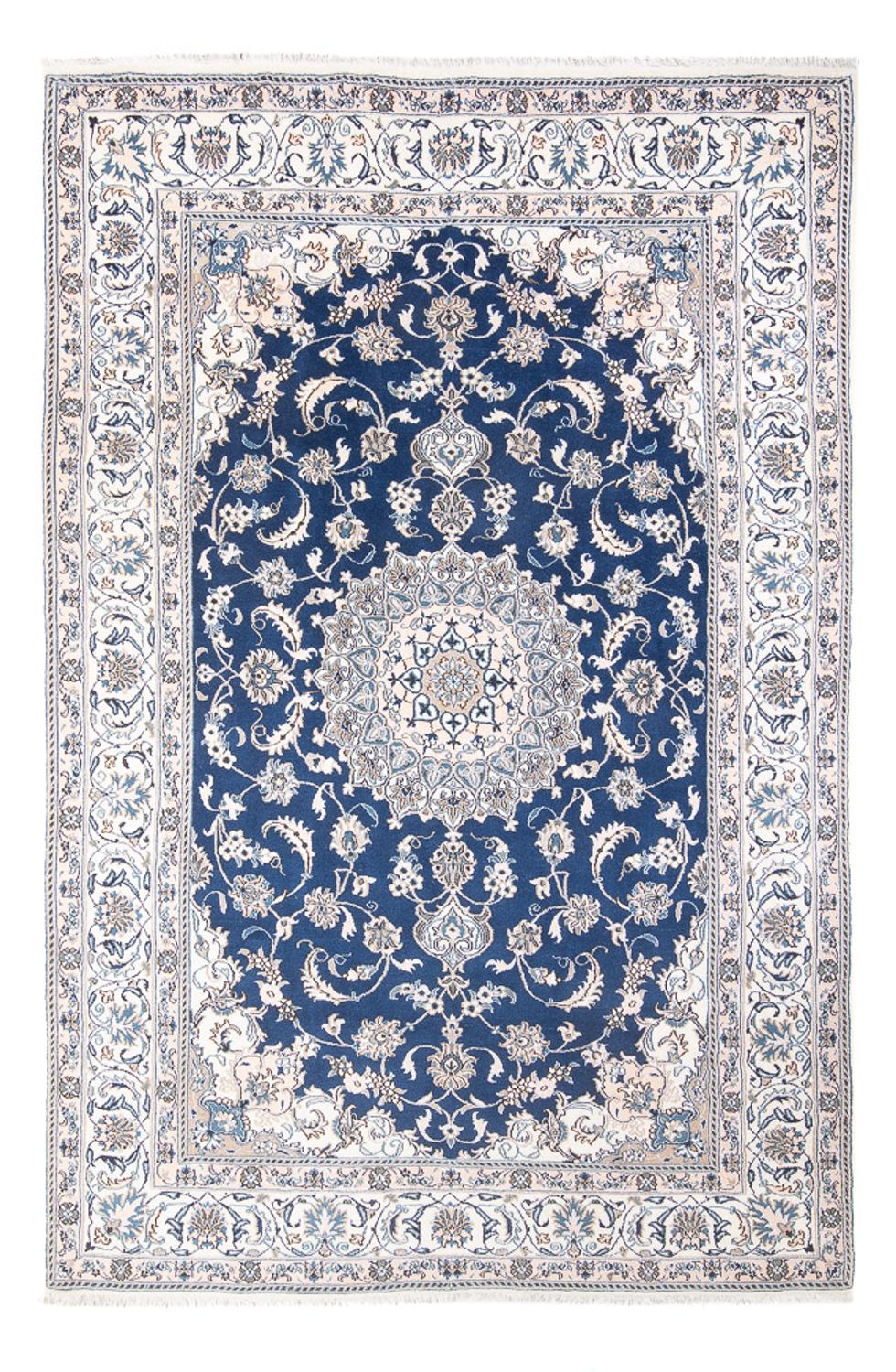 Tappeto Persero - Nain - 303 x 197 cm - blu