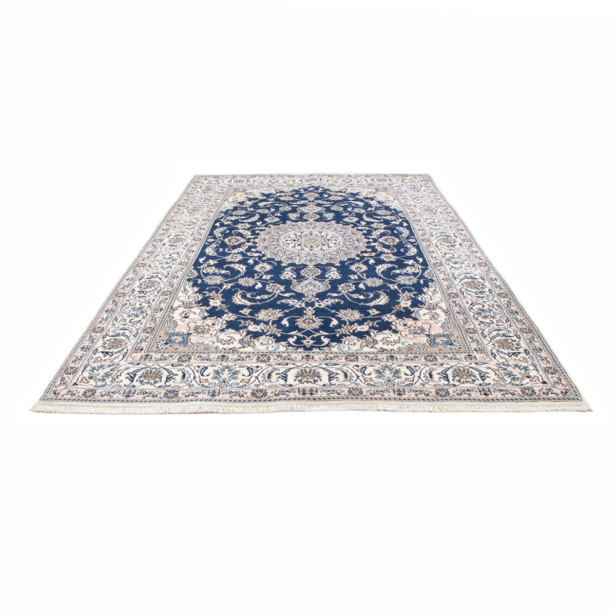 Tappeto Persero - Nain - 303 x 197 cm - blu