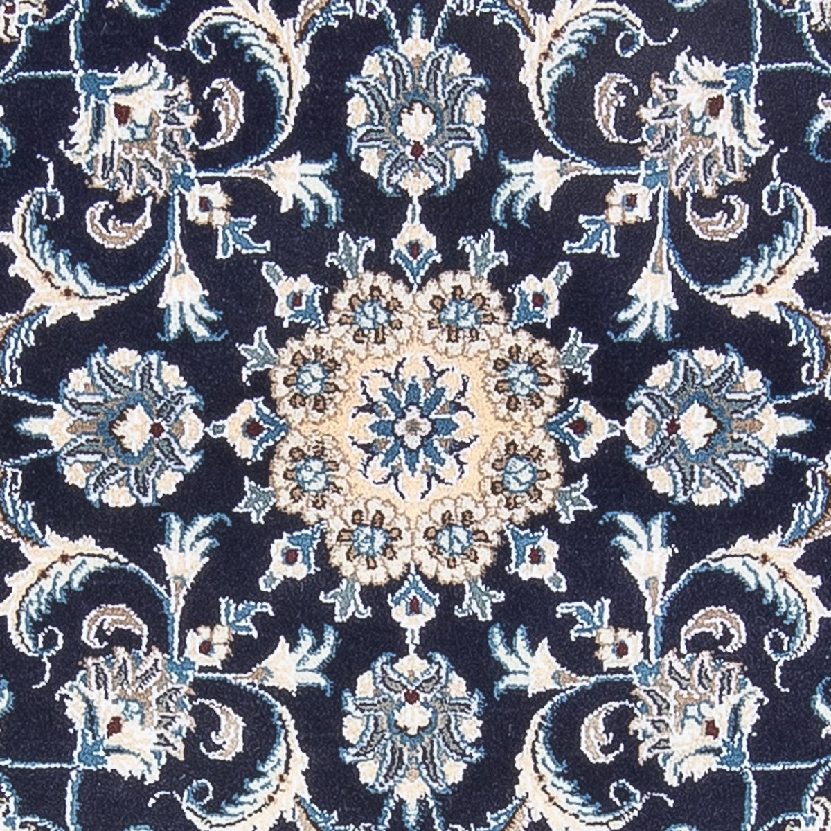Tappeto Persero - Nain rotondo - 150 x 150 cm - blu scuro