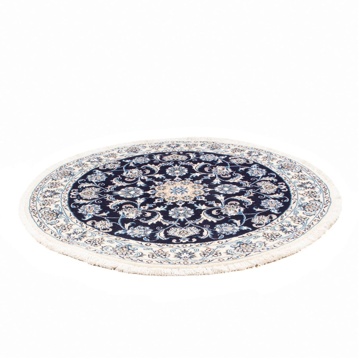 Tappeto Persero - Nain rotondo - 150 x 150 cm - blu scuro