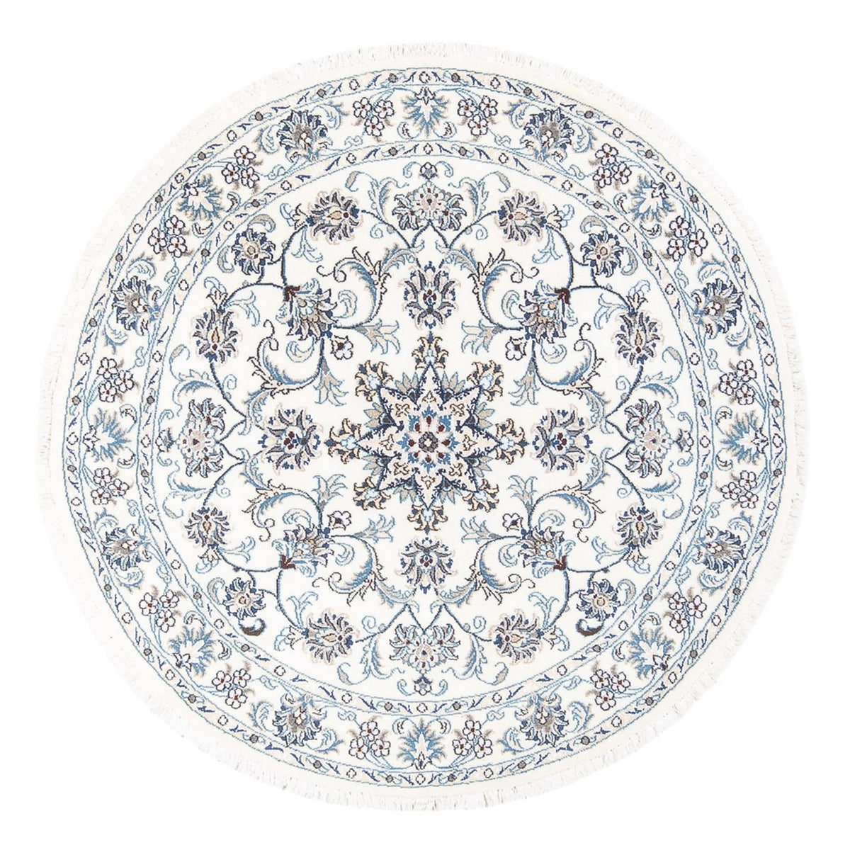 Tappeto Persero - Nain rotondo  - 150 x 150 cm - crema