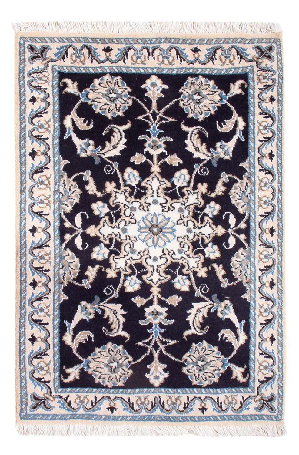 Tappeto Persero - Nain - Reale - 90 x 60 cm - blu scuro