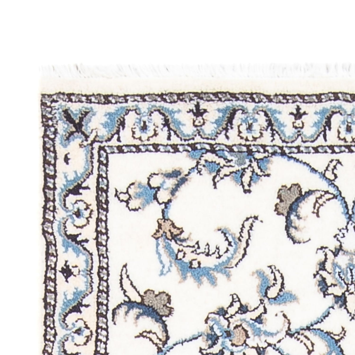 Tappeto corsia Tappeto Persero - Nain - 200 x 80 cm - argento