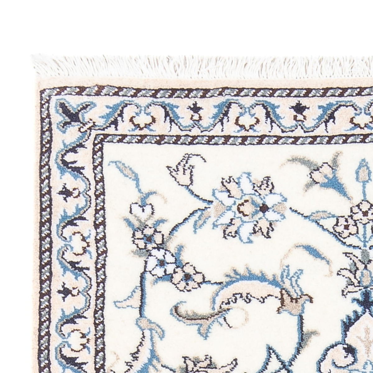 Tappeto Persero - Nain - 140 x 90 cm - argento