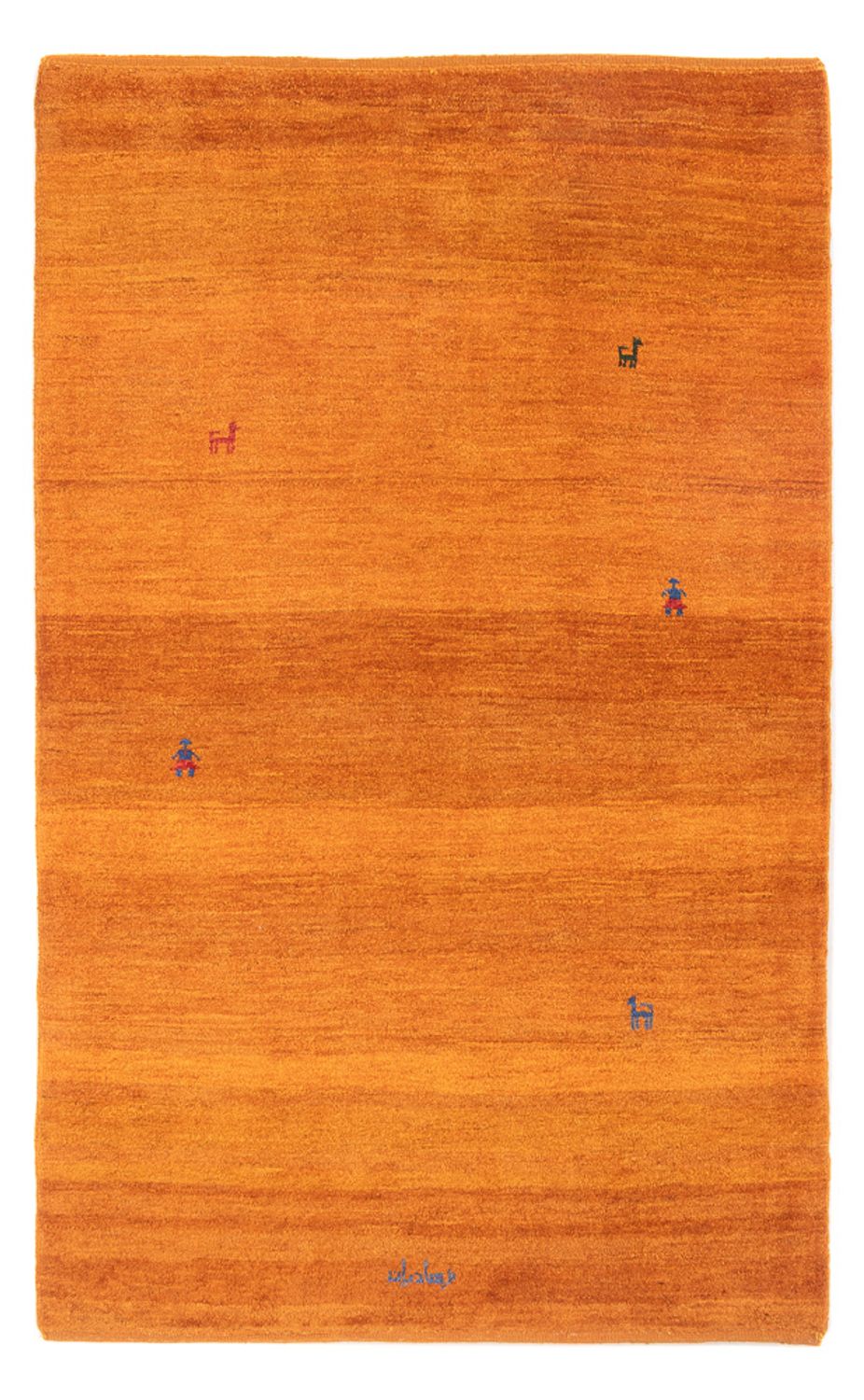 Tappeto Gabbeh - Persero - 175 x 119 cm - arancione