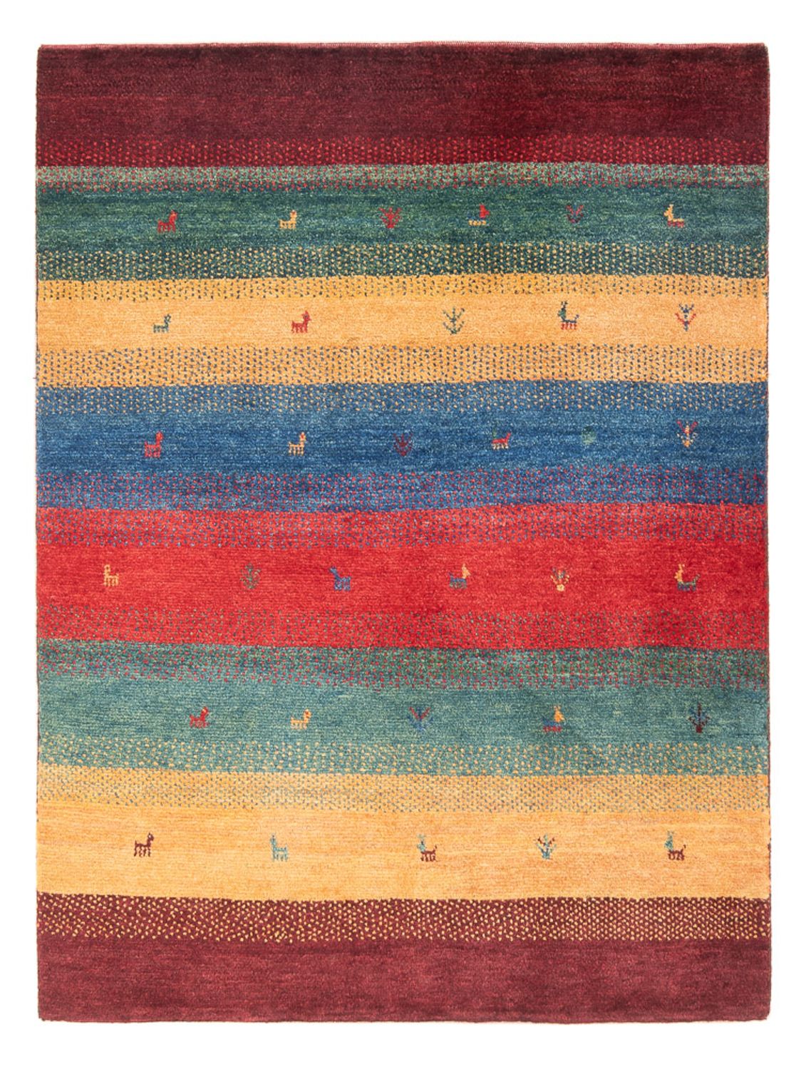 Tappeto Gabbeh - Persero - 160 x 120 cm - multicolore