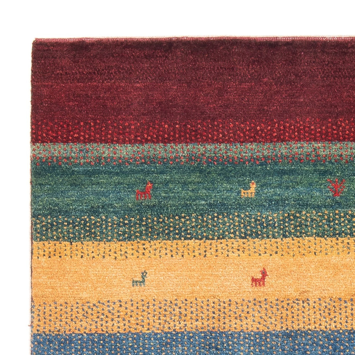 Tappeto Gabbeh - Persero - 160 x 120 cm - multicolore