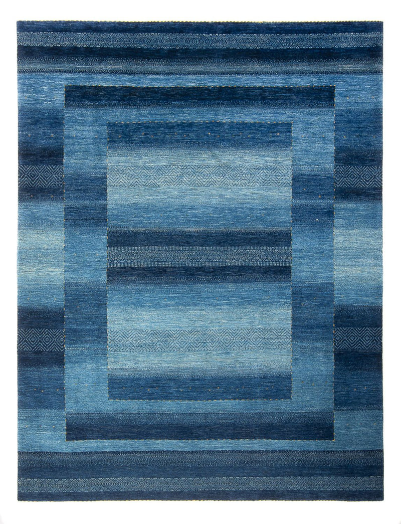 Tappeto Gabbeh - Loribaft Persero - 286 x 212 cm - blu mare