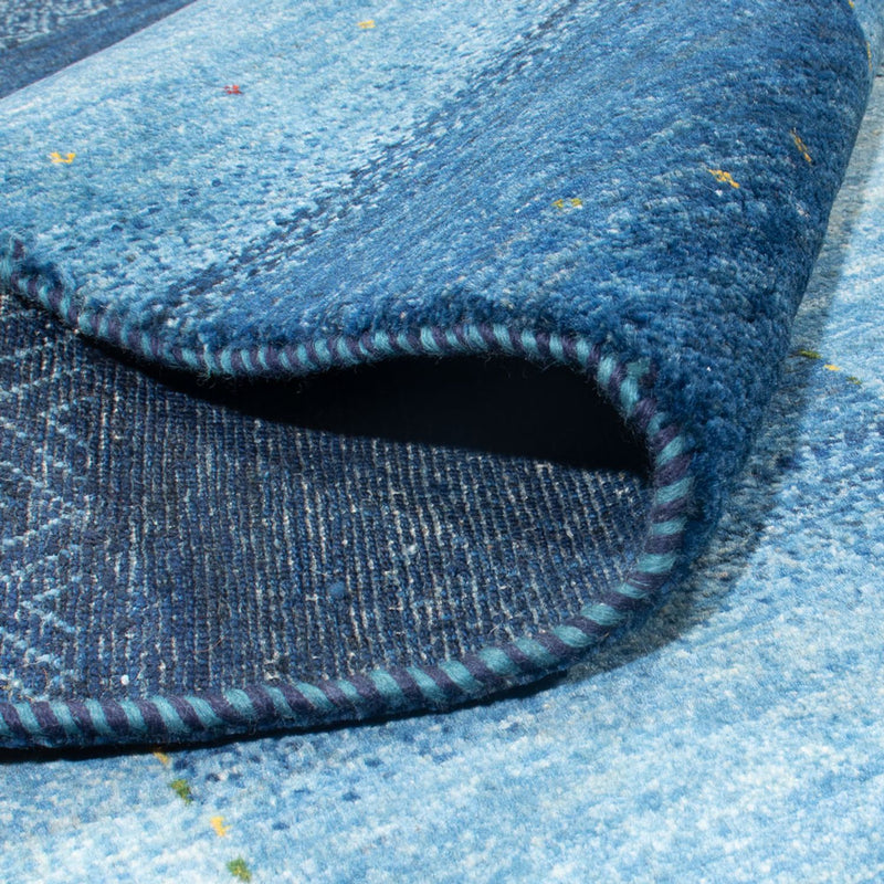 Tappeto Gabbeh - Loribaft Persero - 286 x 212 cm - blu mare