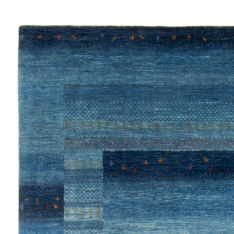 Tappeto Gabbeh - Loribaft Persero - 300 x 214 cm - blu mare