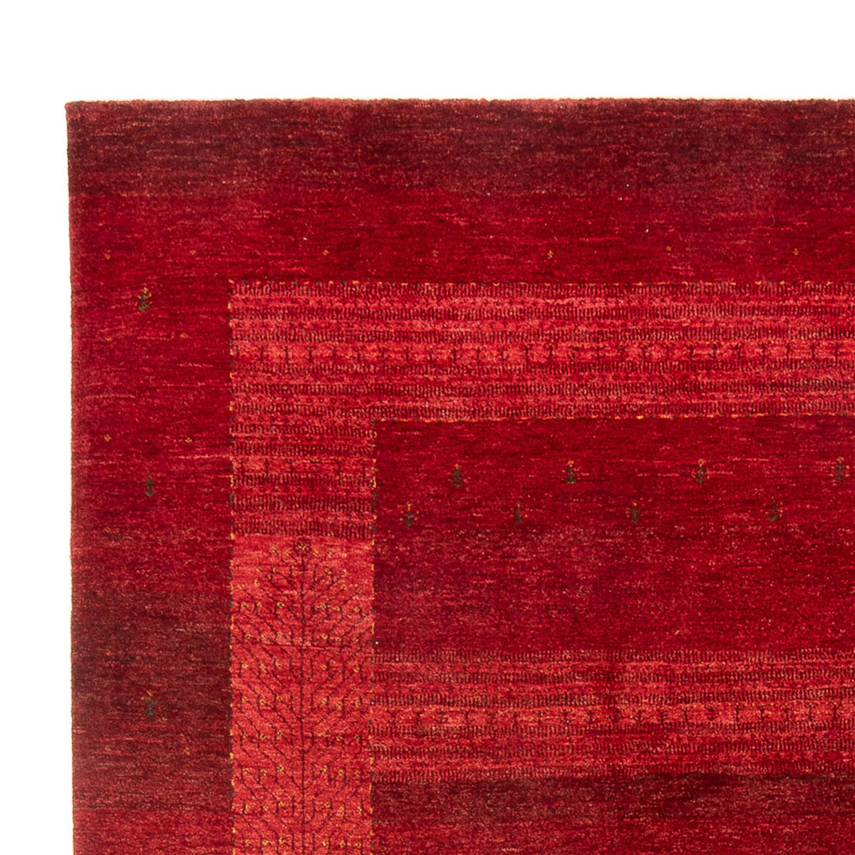 Tappeto Gabbeh - Loribaft Persero - 302 x 219 cm - rosso