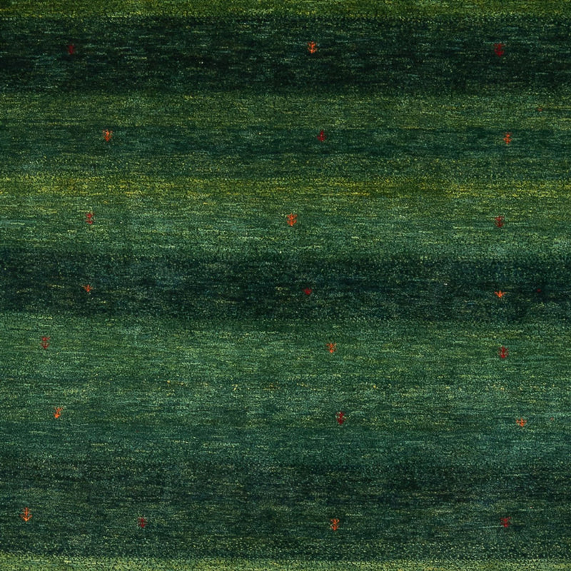 Tappeto Gabbeh - Loribaft Persero - 322 x 213 cm - verde scuro