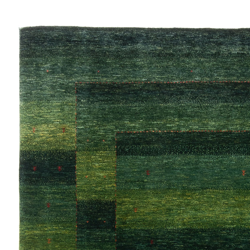 Tappeto Gabbeh - Loribaft Persero - 322 x 213 cm - verde scuro