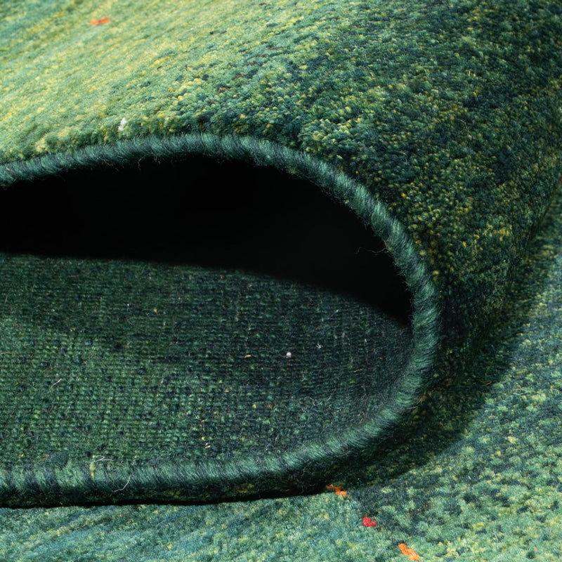 Tappeto Gabbeh - Loribaft Persero - 322 x 213 cm - verde scuro