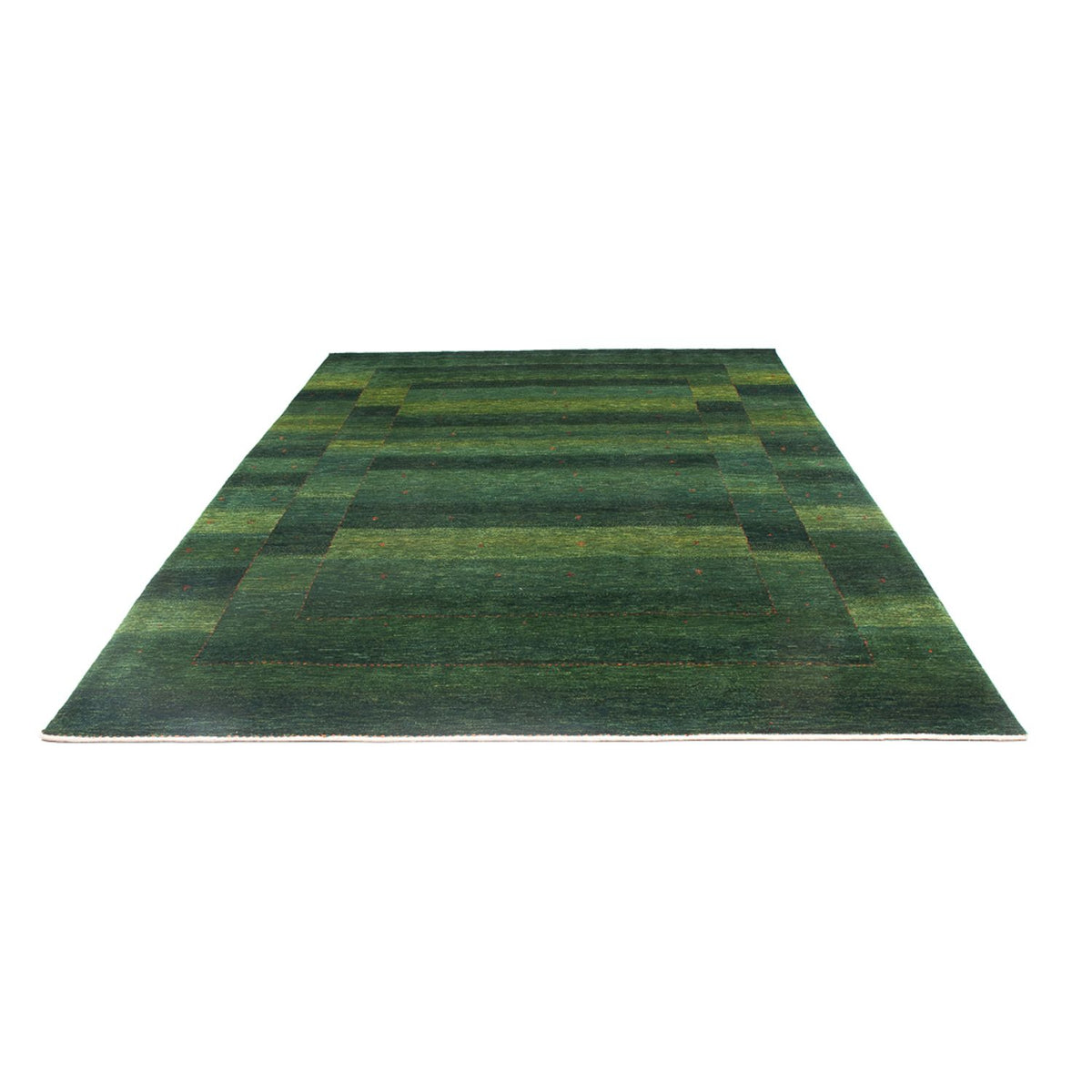 Tappeto Gabbeh - Loribaft Persero - 322 x 213 cm - verde scuro