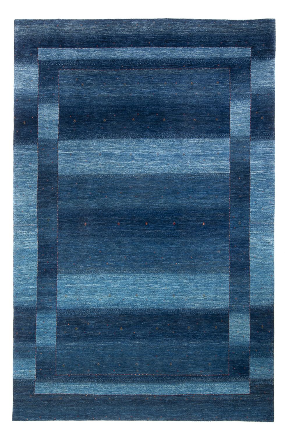 Tappeto Gabbeh - Loribaft Persero - 331 x 222 cm - blu mare