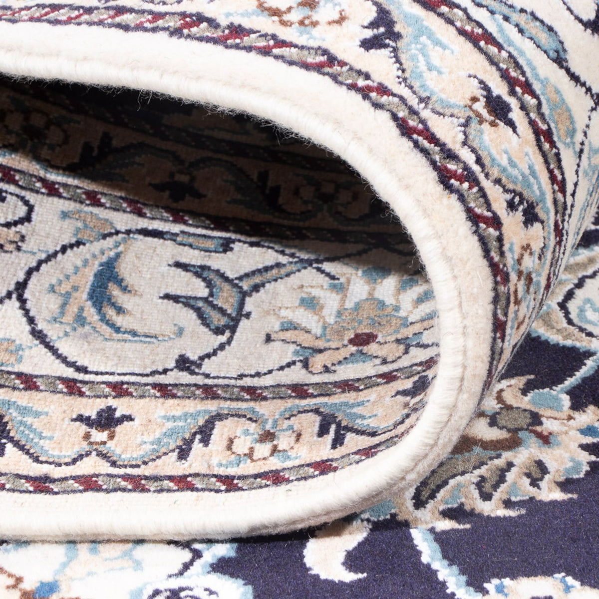 Tappeto Persero - Nain - Reale - 198 x 147 cm - blu scuro