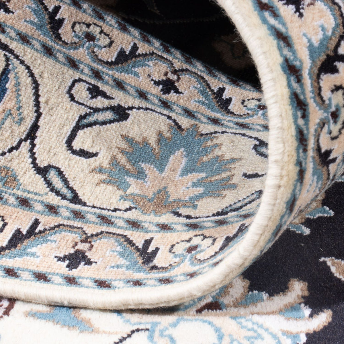 Tappeto Persero - Nain - Reale - 192 x 148 cm - blu scuro