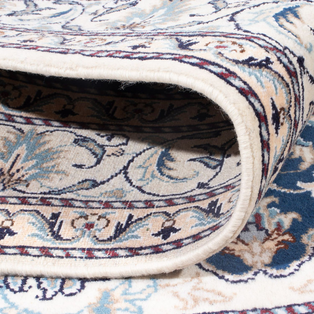 Tappeto Persero - Nain - Reale - 203 x 146 cm - blu