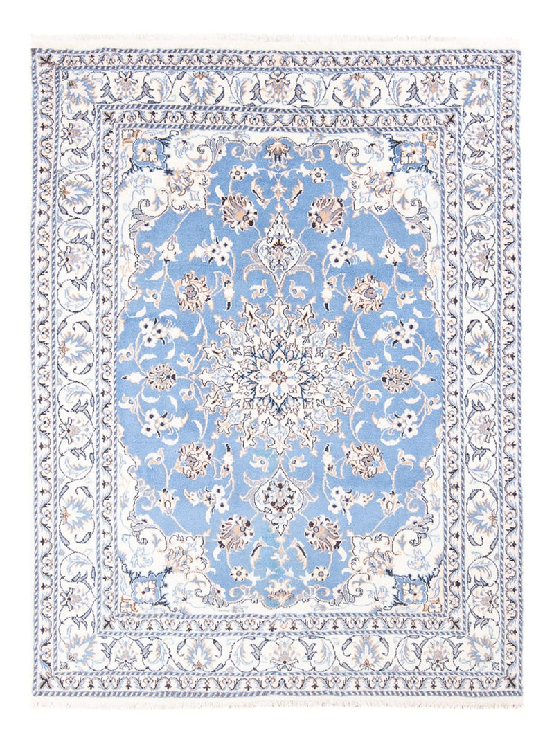 Tappeto Persero - Nain - Reale - 202 x 150 cm - blu chiaro