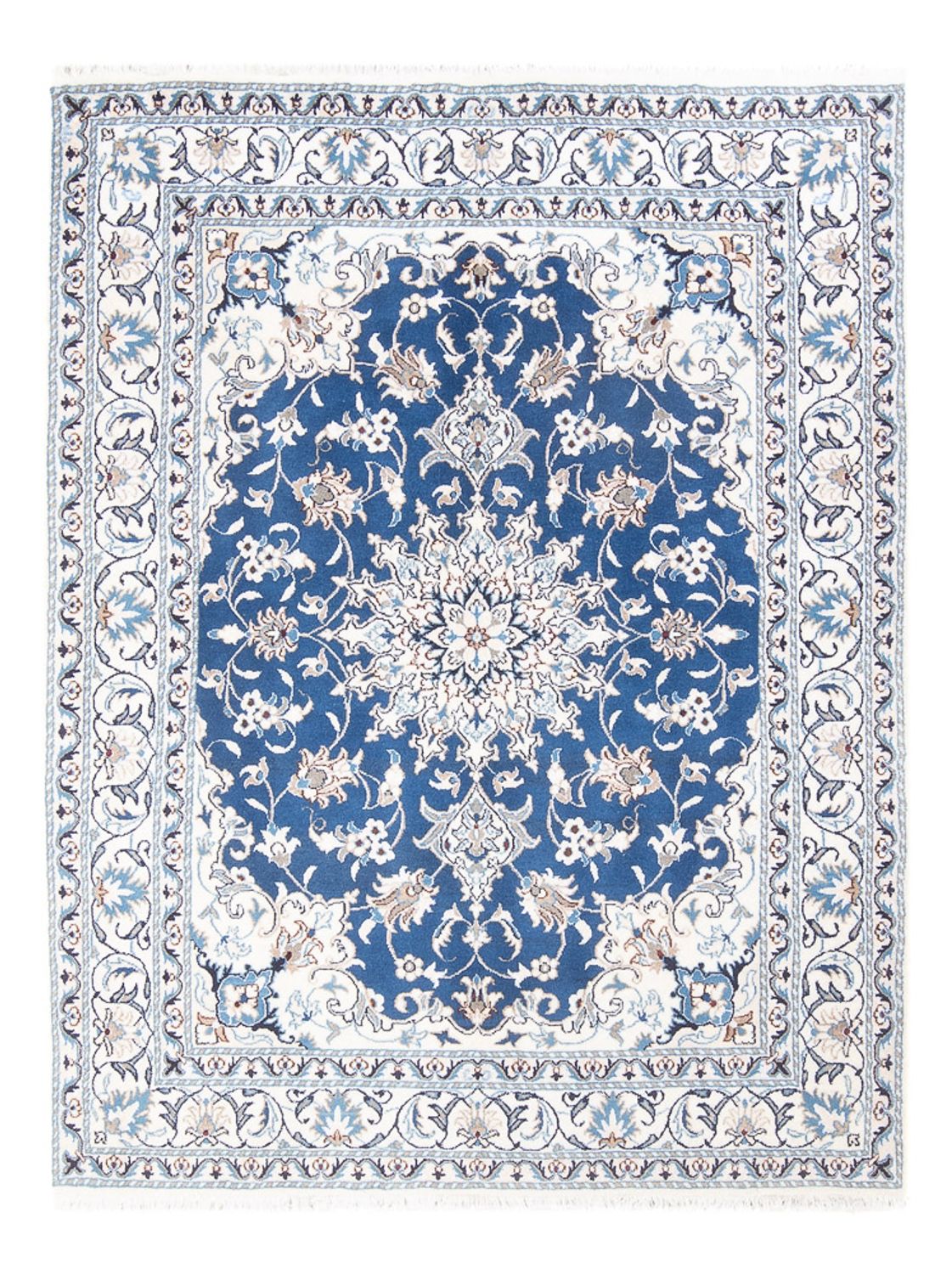 Tappeto Persero - Nain - Reale - 203 x 146 cm - blu
