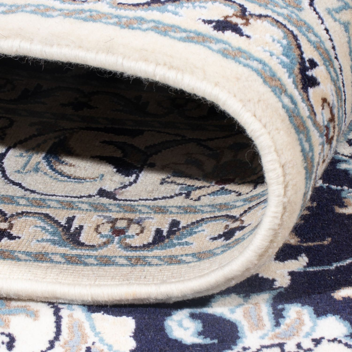 Tappeto Persero - Nain - Reale - 202 x 156 cm - blu scuro