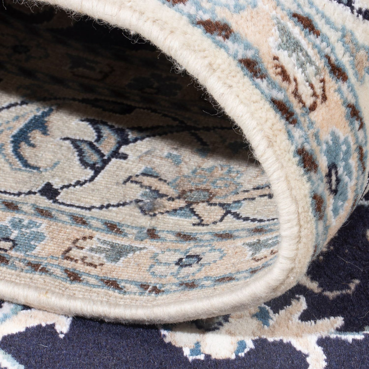 Tappeto Persero - Nain - Reale - 209 x 149 cm - blu scuro