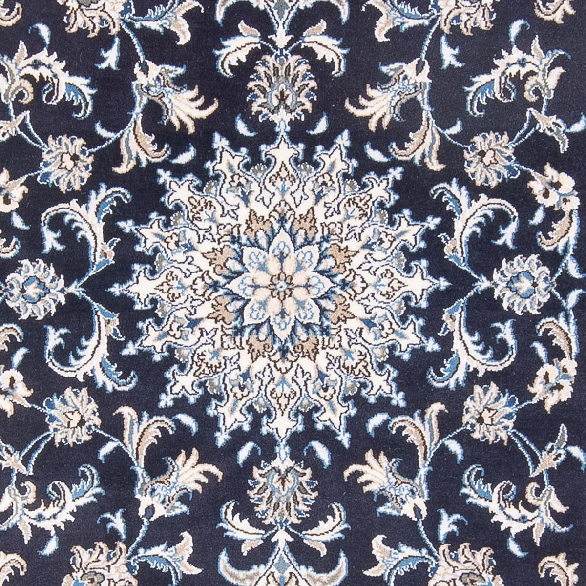 Tappeto Persero - Nain - Reale - 212 x 146 cm - blu scuro