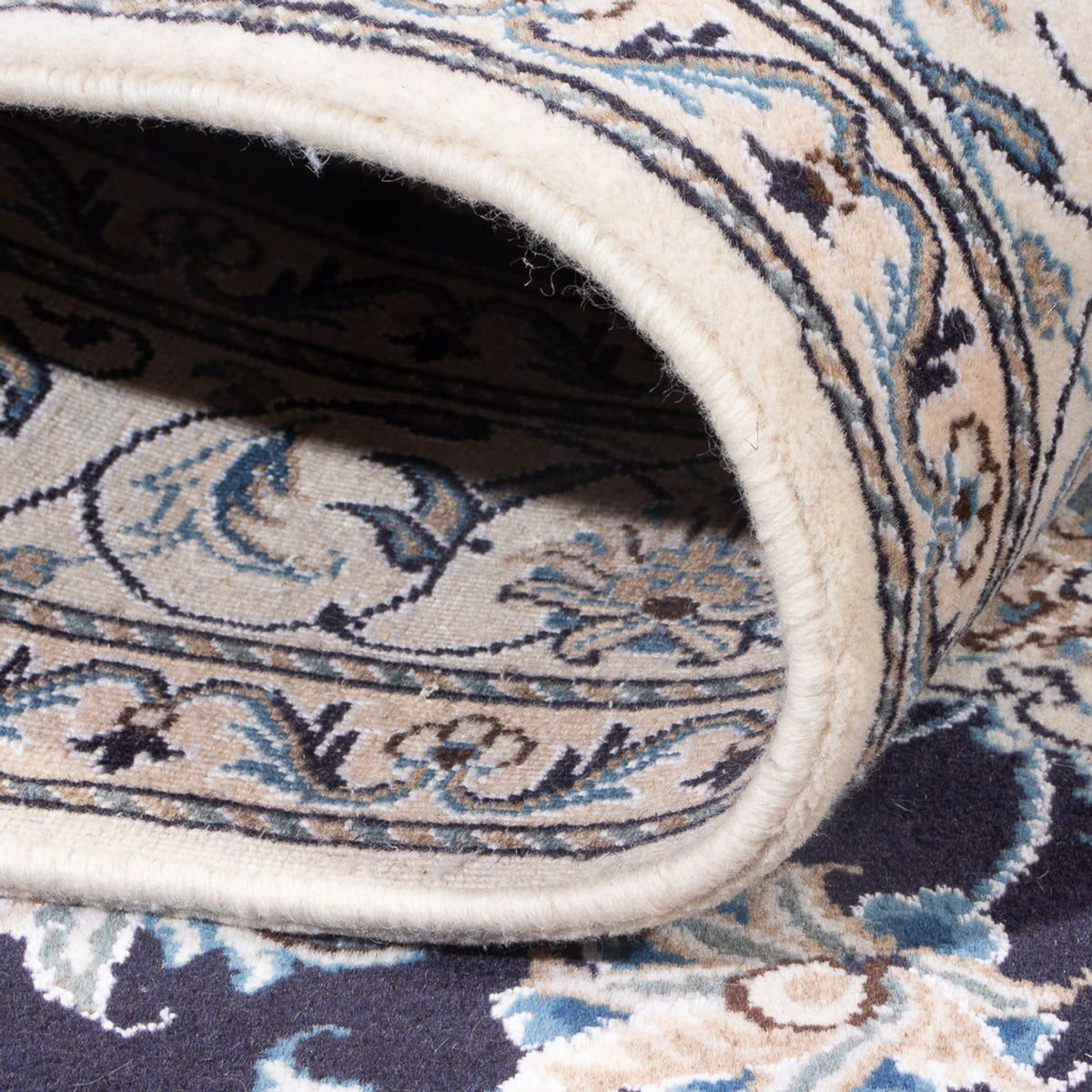 Tappeto Persero - Nain - Reale - 200 x 146 cm - blu scuro