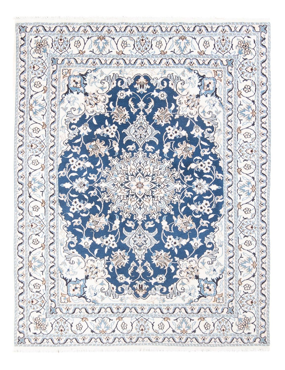 Tappeto Persero - Nain - Reale - 196 x 147 cm - blu