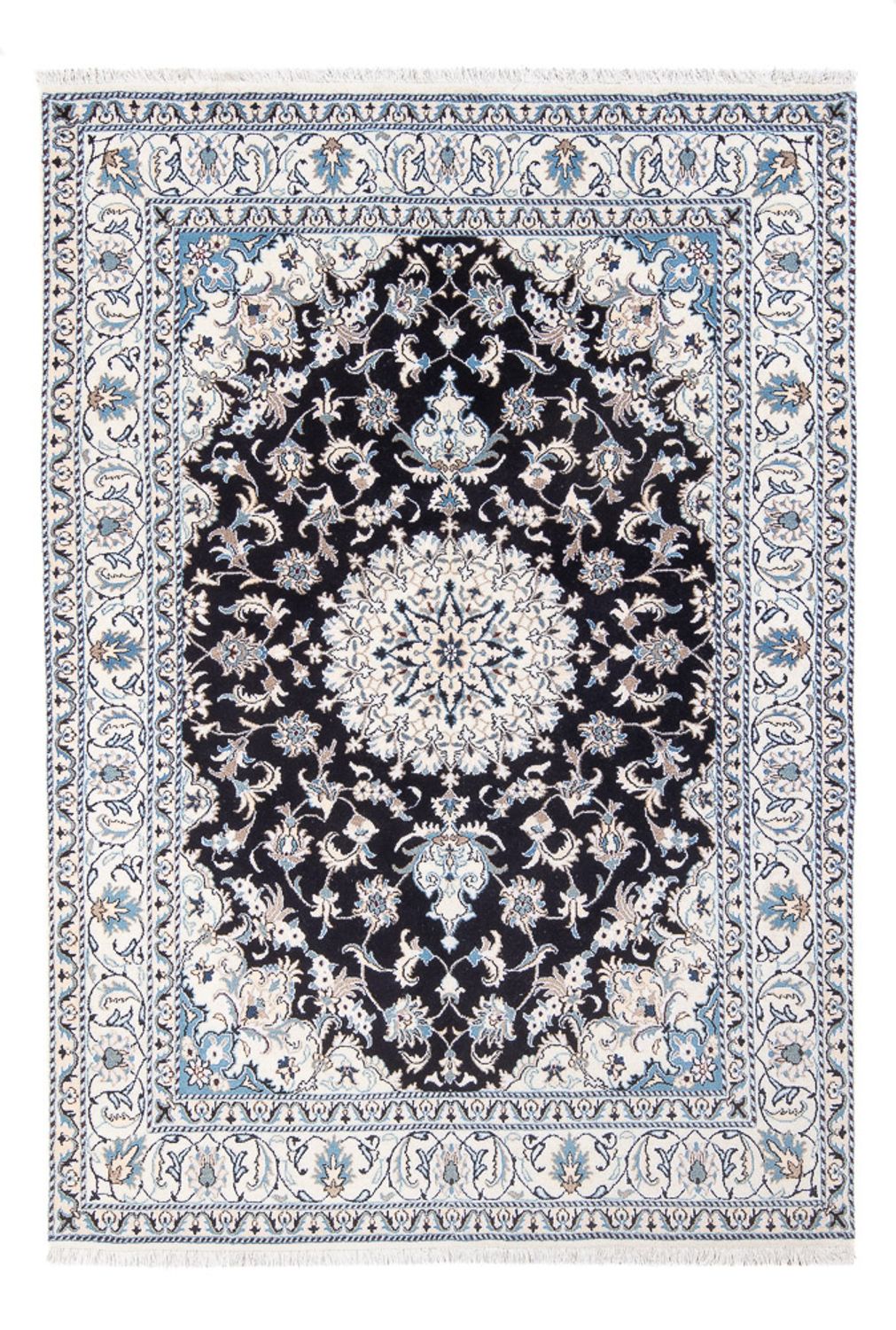 Tappeto Persero - Nain - 234 x 166 cm - blu scuro