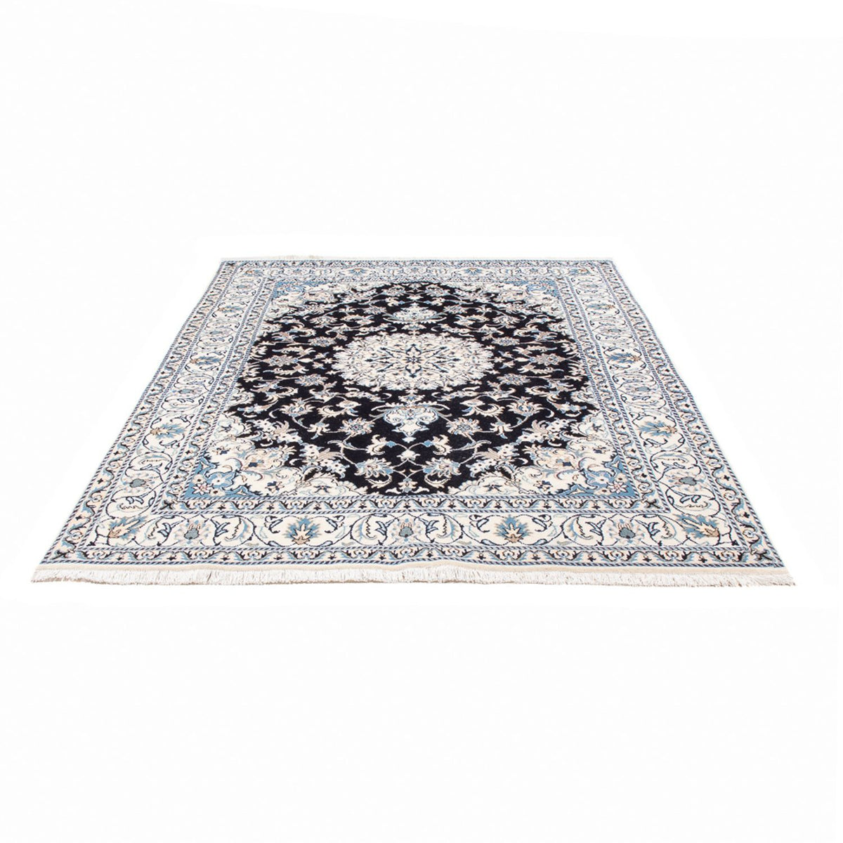Tappeto Persero - Nain - 234 x 166 cm - blu scuro