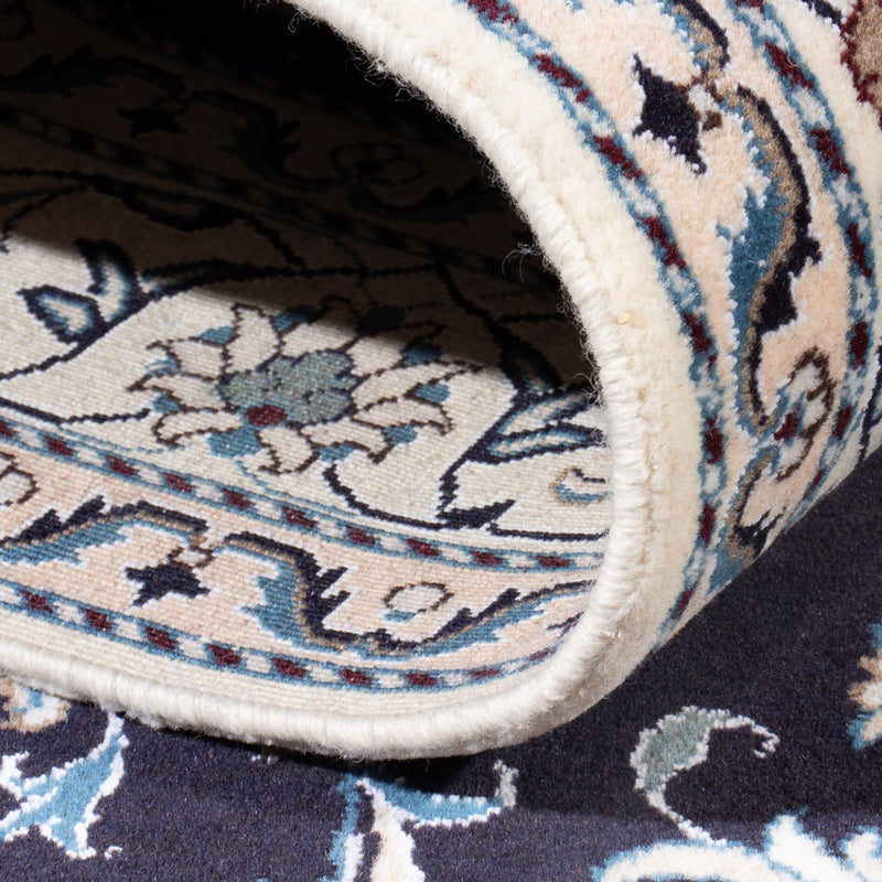 Tappeto Persero - Nain - 232 x 168 cm - blu scuro