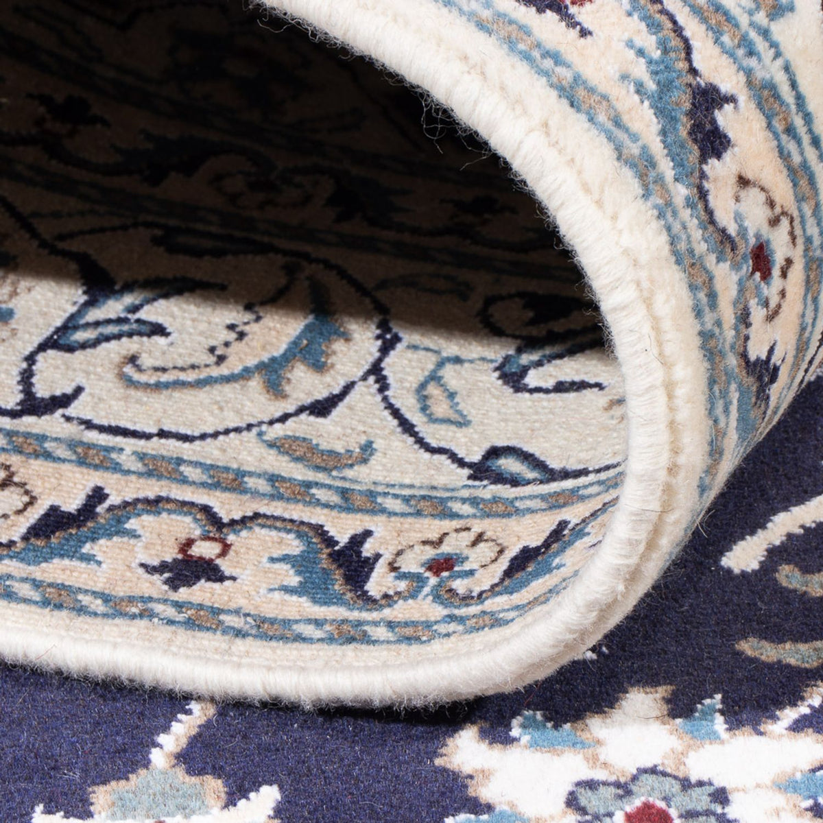 Tappeto Persero - Nain - 235 x 167 cm - blu scuro