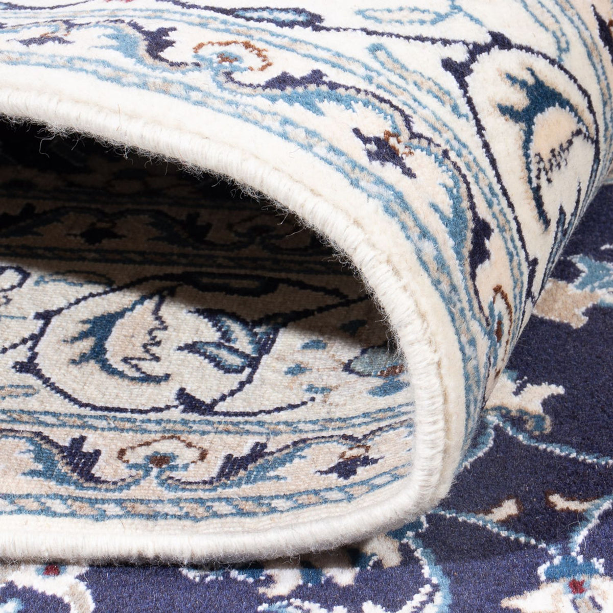Tappeto Persero - Nain - 234 x 168 cm - blu scuro