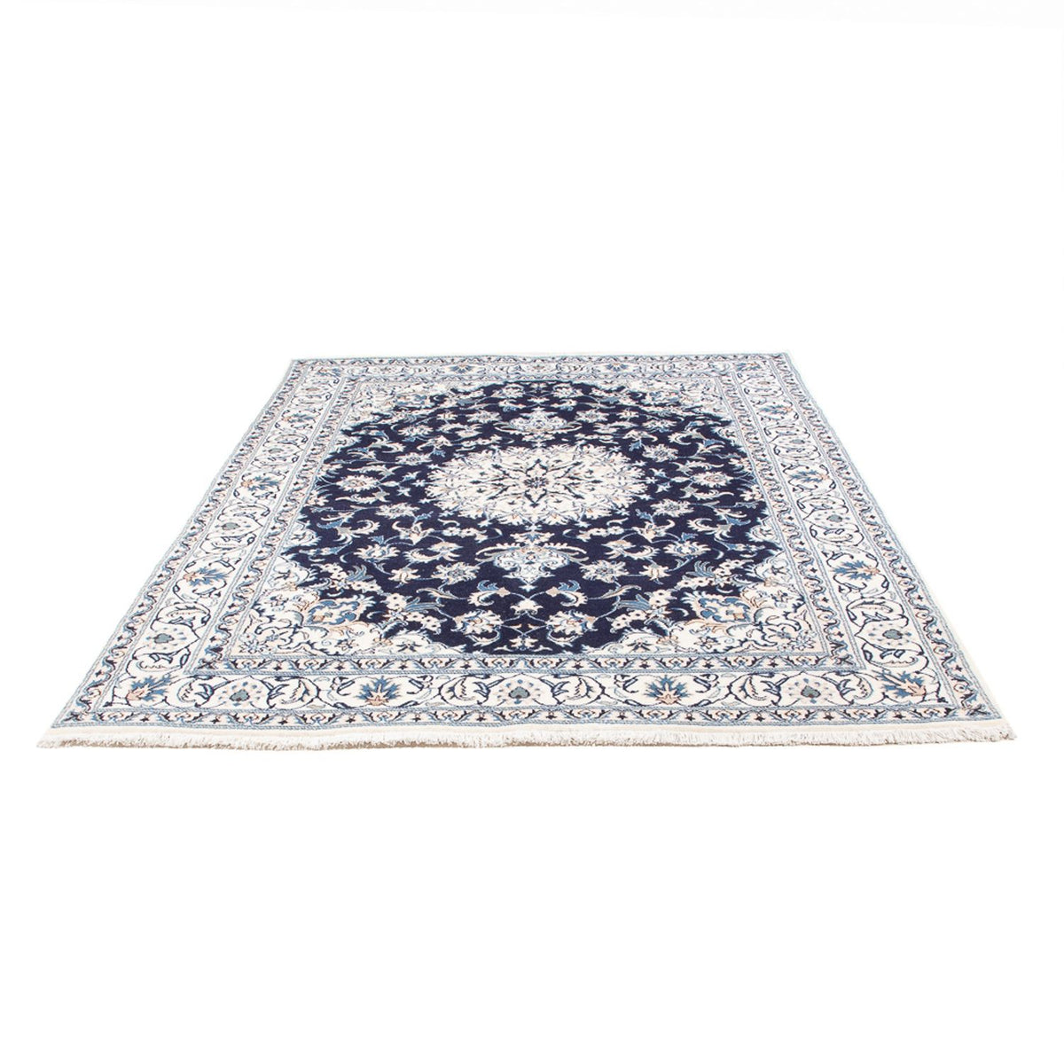 Tappeto Persero - Nain - 234 x 168 cm - blu scuro